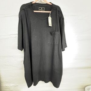 Mutual Weave Mens Crew T-Shirt Size 4XLT NWT Short Sleeve 100% cotton Black